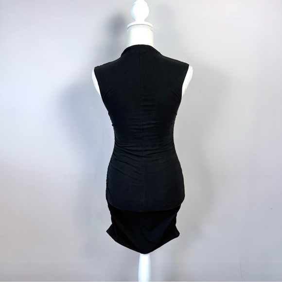 Rumored Minimalist Sleeveless Mini Dress in Black XS - Picture 4 of 12